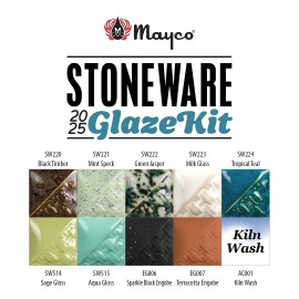 2025 Stoneware Glaze Kit - 4-oz jars 2025 Stoneware Glaze Kit - 4-oz jars